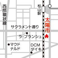 太陽市(おひさまいち)地図